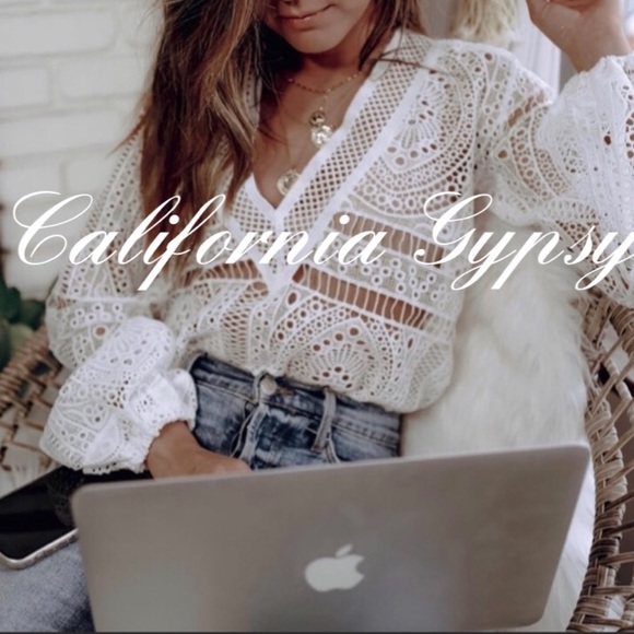 HP🏆 Boho vintage lace top - Picture 8 of 13